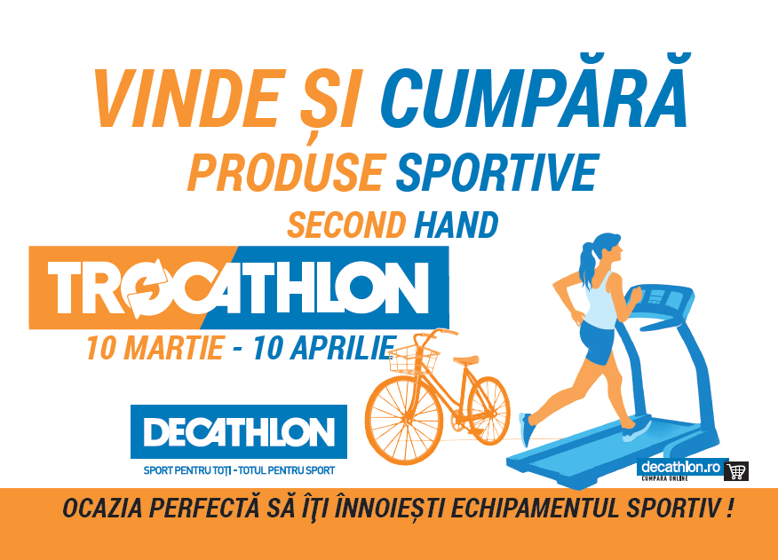 Decathlon lansează ediția de primavara Trocathlon